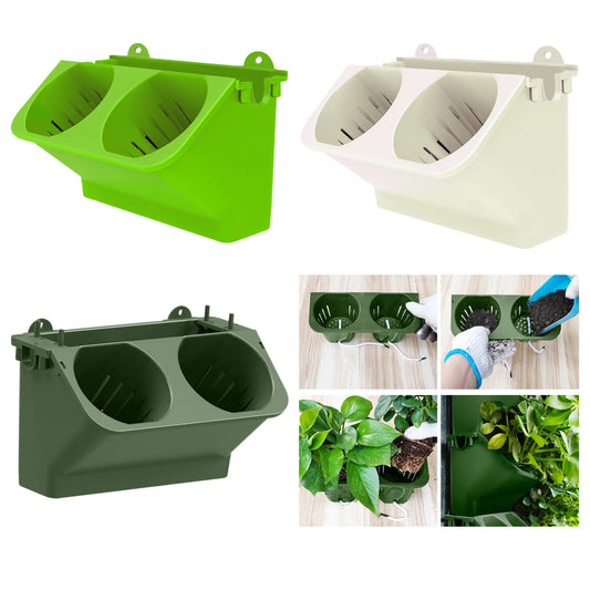 Wall Vertical Garden Hanging Design Flower Pot Outdoor Wall Planter Tower Jardin Wall Hanging Planter Vegetables Living Lettuce